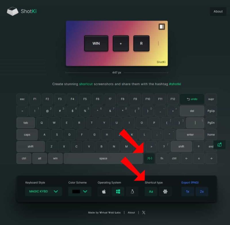ShotKi：快速生成鍵盤快捷鍵圖片的免費線上工具，支援 Windows、Mac 和 Linux