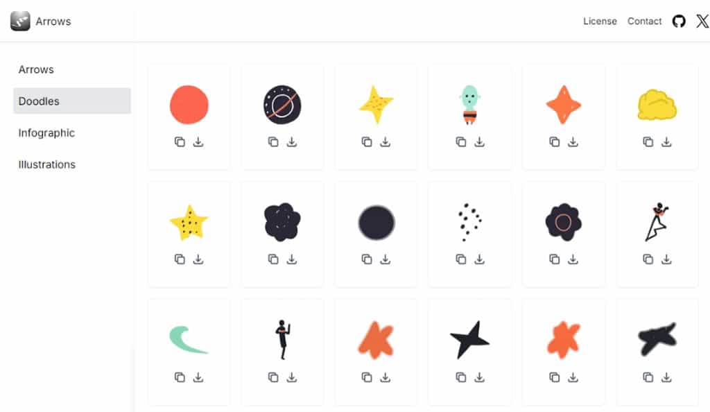 Handy Arrows:提供手繪箭頭與插圖的免費 SVG 素材庫,支援轉換為 React 元件 Handy Arrows:提供手繪箭頭與插圖的免費 SVG 素材庫,支援轉換為 React 元件