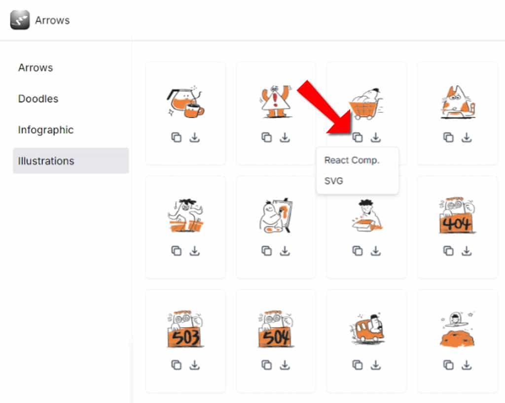 Handy Arrows:提供手繪箭頭與插圖的免費 SVG 素材庫,支援轉換為 React 元件 Handy Arrows:提供手繪箭頭與插圖的免費 SVG 素材庫,支援轉換為 React 元件