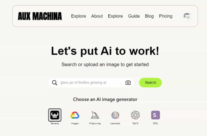 Aux Machina：免費輕鬆讓 AI 生成與上傳圖片相似的圖像內容