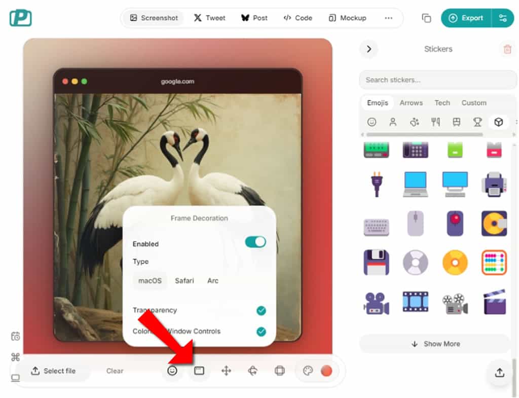 PostSpark 輕鬆替圖片、社群發文、程式碼加入精美外框或 Mockup 的免費線上工具