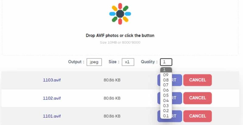 Avif2JPG 免費轉換 AVIF 為 JPEG 或 PNG 的線上便捷工具