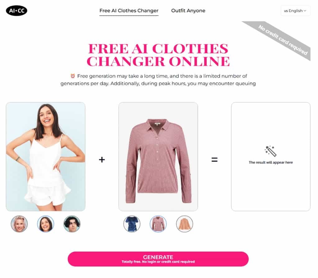 AI Clothes Changer：AI 幫你試穿，輕鬆選衣與預覽效果