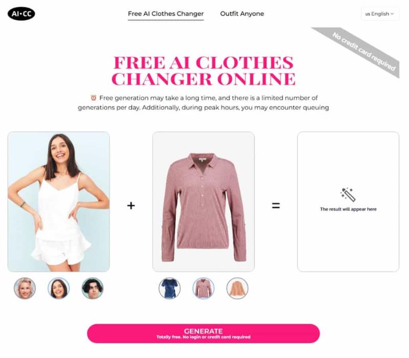 AI Clothes Changer：AI 幫你試穿，輕鬆選衣與預覽效果