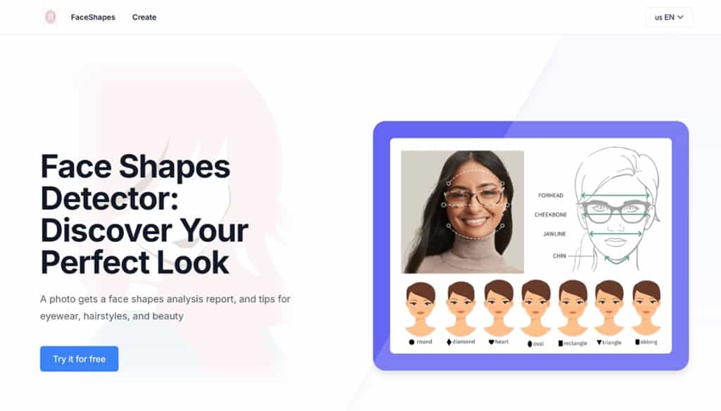 FaceShapes:人臉形狀偵測工具,免費獲得臉型分析與適合眼鏡、髮型和美容技巧建議 FaceShapes:人臉形狀偵測工具,免費獲得臉型分析與適合眼鏡、髮型和美容技巧建議