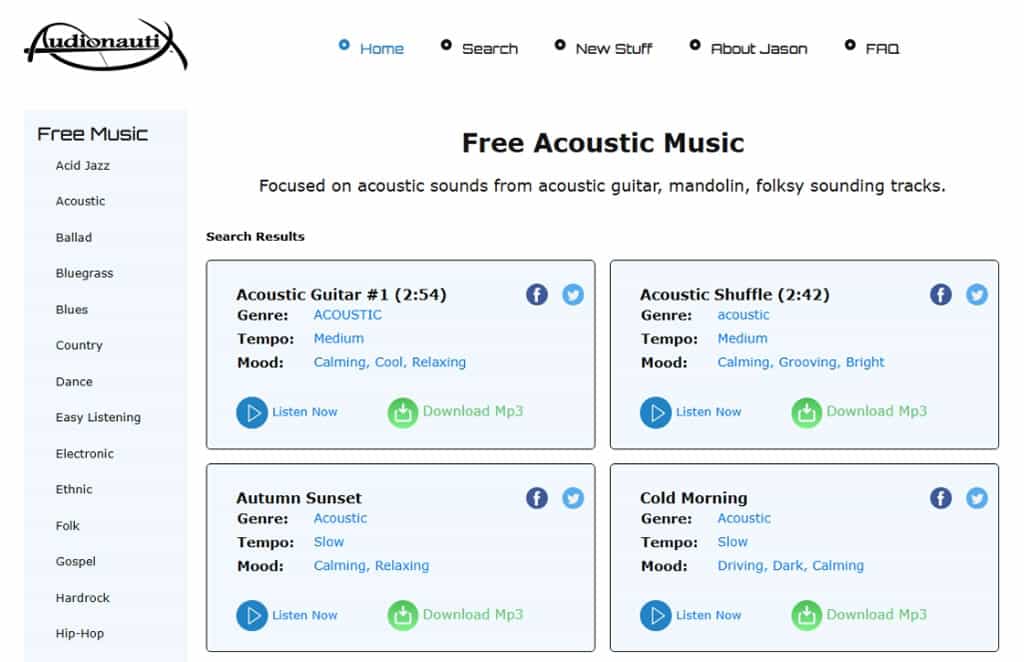 AudionautiX：免費音樂素材資源，適用於個人與商業創作