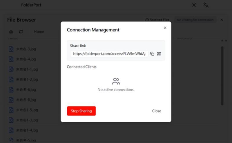 FolderPort：免費 P2P 檔案分享工具，安全加密、無須註冊、不限檔案大小