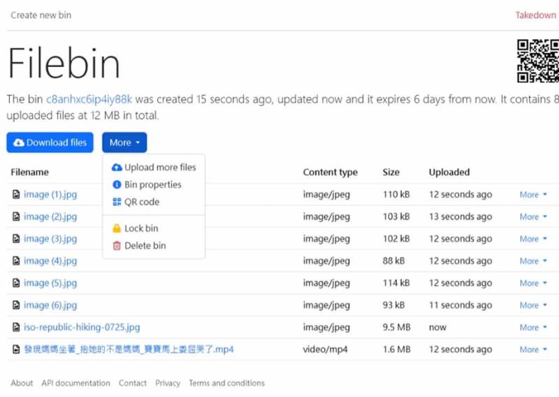 Filebin：免費又簡單的檔案分享工具，不限檔案數及總容量