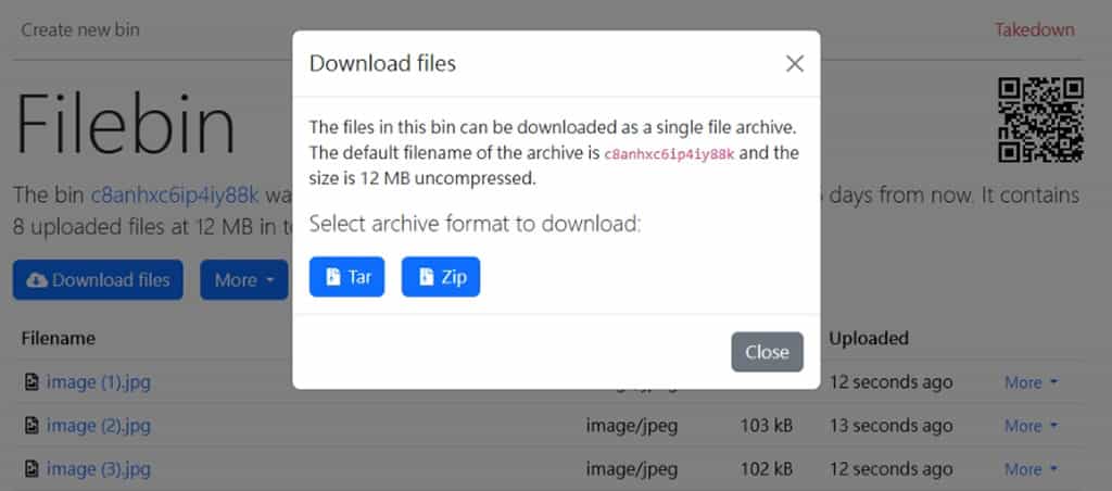 Filebin:免費又簡單的檔案分享工具,不限檔案數及總容量 Filebin:免費又簡單的檔案分享工具,不限檔案數及總容量