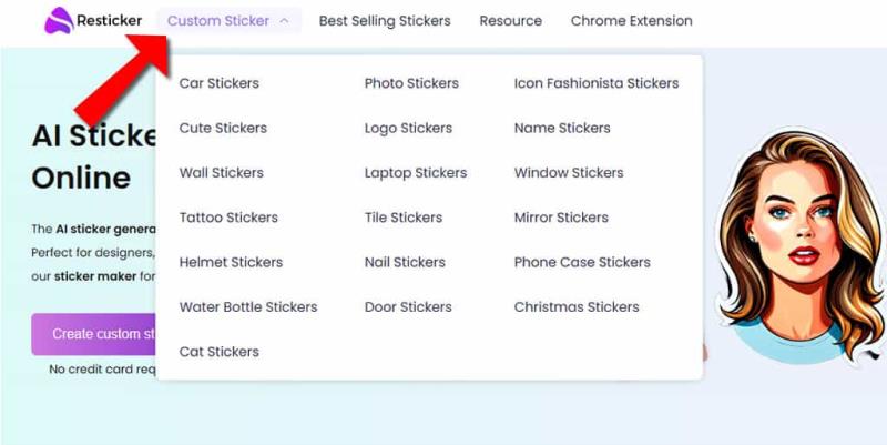 Resticker 免費 AI 貼紙產生器登場！文字、頭像都能變可愛貼圖