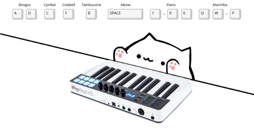 Bongo Cat 免費線上樂器模擬器,讓貓咪當樂手玩出音樂新體驗 Bongo Cat 免費線上樂器模擬器,讓貓咪當樂手玩出音樂新體驗