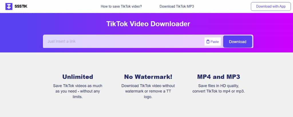 SSSTik：免費下載 TikTok 無浮水印影片的超實用線上工具