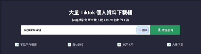 SaveTik Pro：以帳號名稱下載該頻道內所有 TikTok 影片，無水印高畫質全都一鍵打包