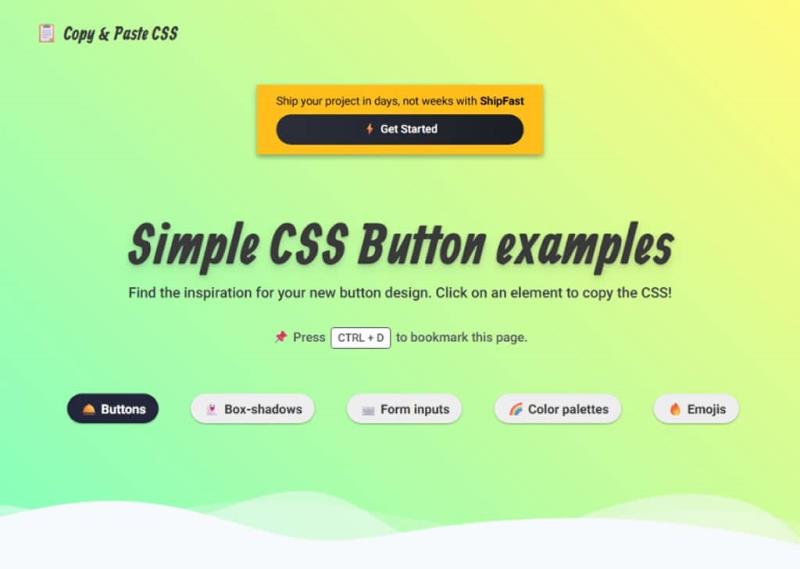 Copy & Paste CSS：前端開發者的 CSS 樣式寶庫，一鍵複製專業設計元件