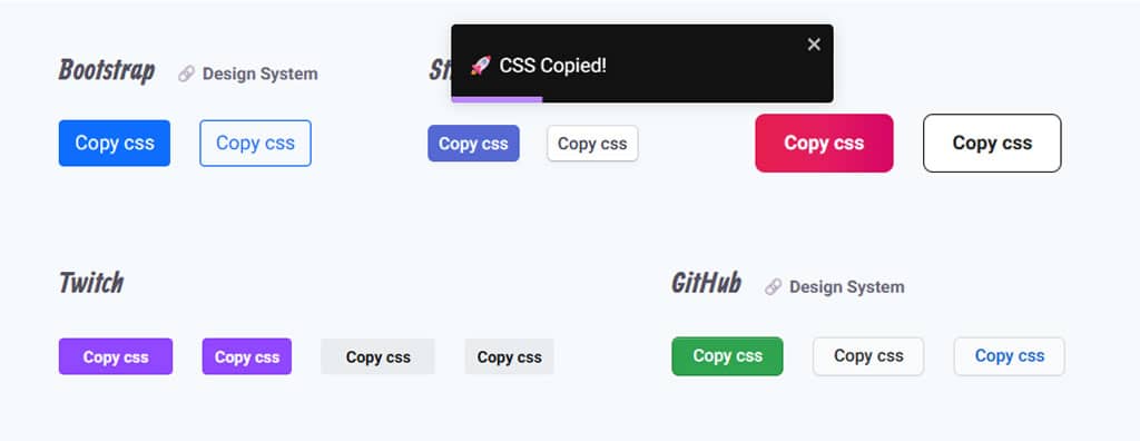 Copy & Paste CSS:前端開發者的 CSS 樣式寶庫,一鍵複製專業設計元件 Copy & Paste CSS:前端開發者的 CSS 樣式寶庫,一鍵複製專業設計元件