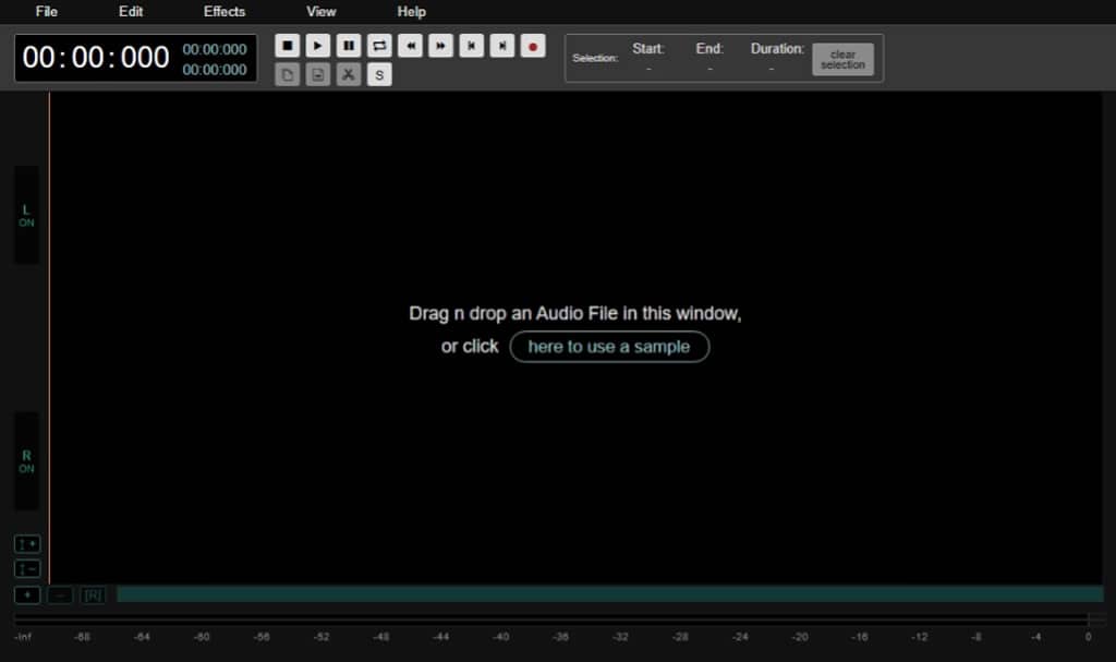 AudioMass：免費線上音訊編輯工具， 輕鬆剪輯、特效、MP3 匯出