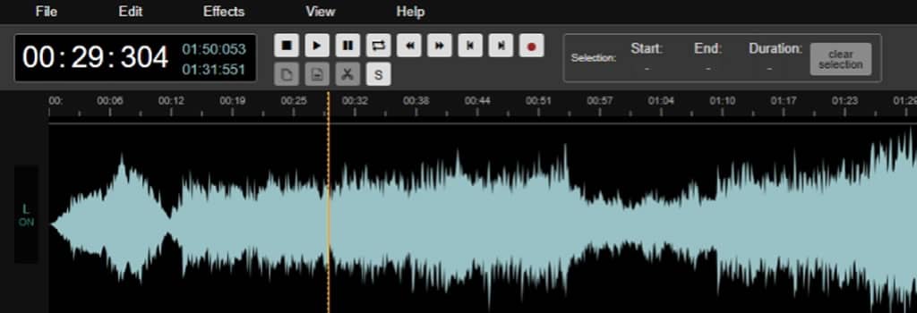 AudioMass：免費線上音訊編輯工具， 輕鬆剪輯、特效、MP3 匯出