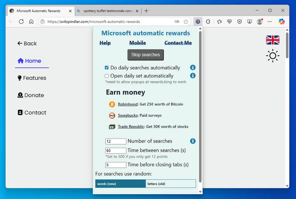 Microsoft Automatic Rewards :自動 Bing 搜尋,每天輕鬆賺取 Microsoft Rewards 點數 Microsoft Automatic Rewards :自動 Bing 搜尋,每天輕鬆賺取 Microsoft Rewards 點數