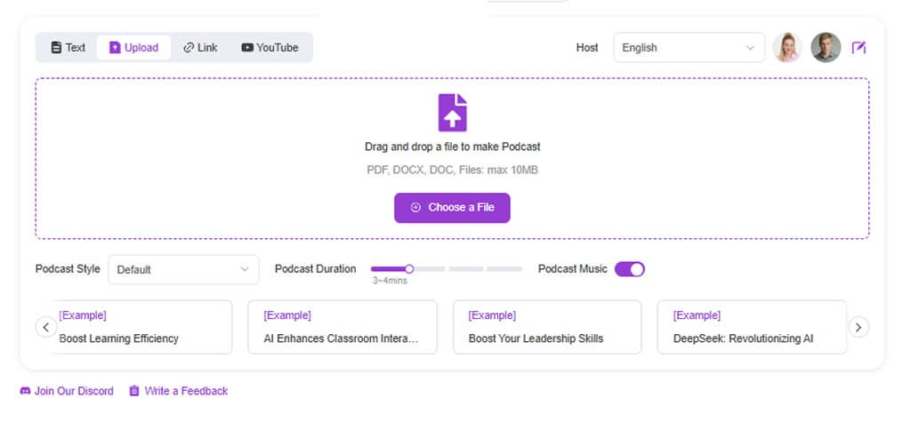 AIVocal AI Podcast Generator:免費線上文字轉播客工具,輕鬆創建專業級音訊節目 AIVocal AI Podcast Generator:免費線上文字轉播客工具,輕鬆創建專業級音訊節目