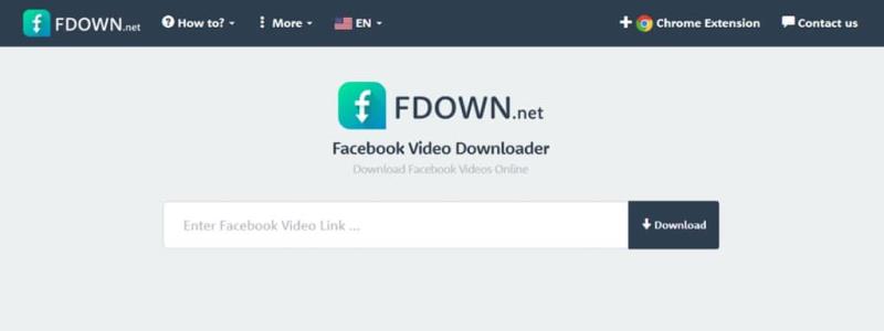 FDOWN 臉書影片下載工具：免費、免註冊、HD 高畫質輕鬆存