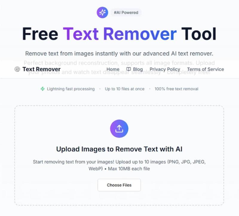 Text Remover 免費圖片文字移除工具｜AI 自動去字、背景重建自然無痕