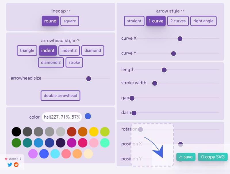 pppointed：專業箭頭 SVG 產生器，輕鬆製作各種風格的向量箭頭