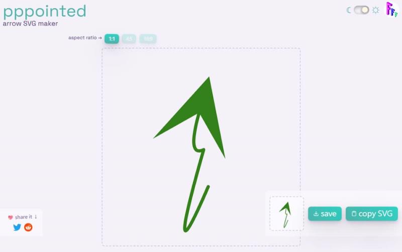 pppointed：專業箭頭 SVG 產生器，輕鬆製作各種風格的向量箭頭