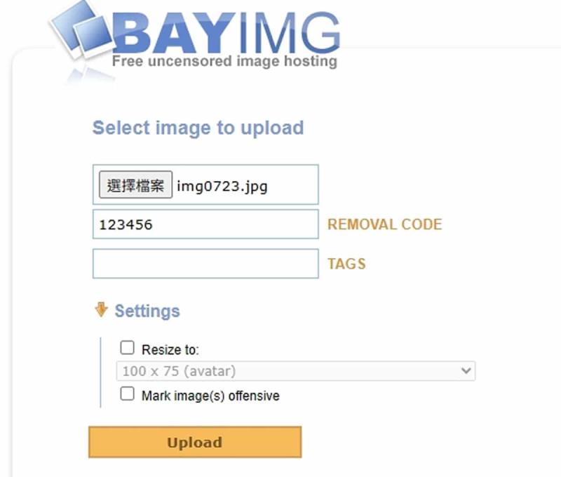 BayImg：老牌可匿名可批次上傳的免費圖片空間服務