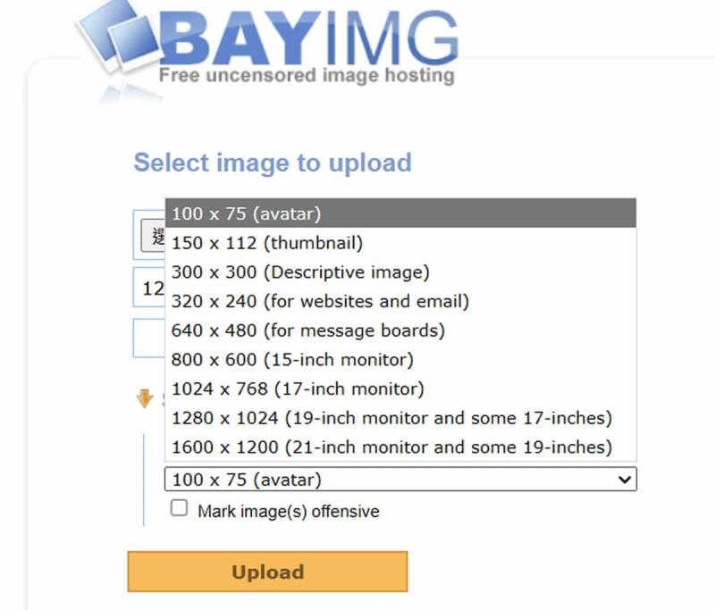 BayImg：老牌可匿名可批次上傳的免費圖片空間服務