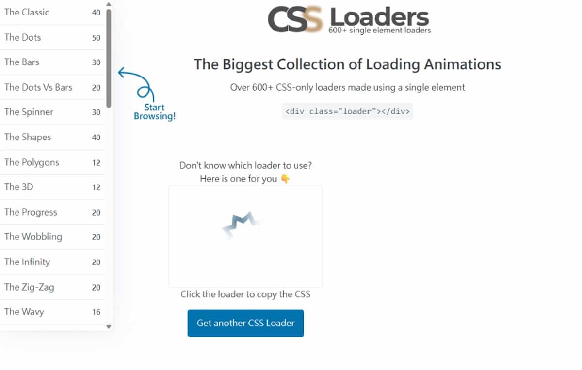 CSS Loaders 免費載入動畫庫：豐富多樣用 CSS 打造的動畫效果，複製就能用