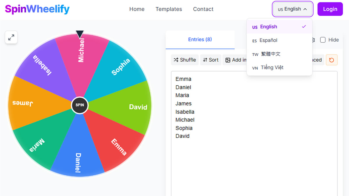 SpinWheelify：內容自訂的隨機選擇輪盤免費工具，活動策劃者必備