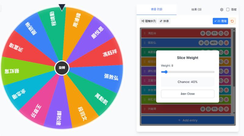 SpinWheelify：內容自訂的隨機選擇輪盤免費工具，活動策劃者必備