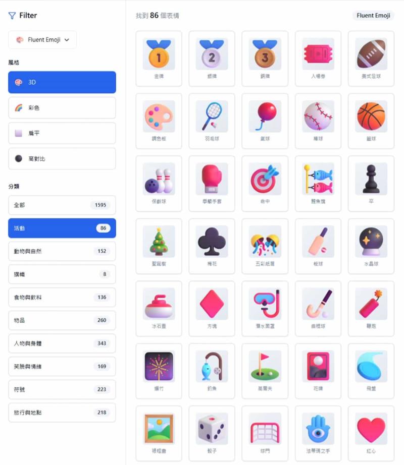 Emoji Directory：一站式搜尋下載 Microsoft Fluent、Google Noto 與原生 Emoji