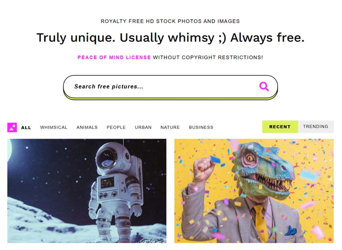 Gratisography：專門收錄「奇趣風格」的免費圖庫，個人商業用途都能直接使用