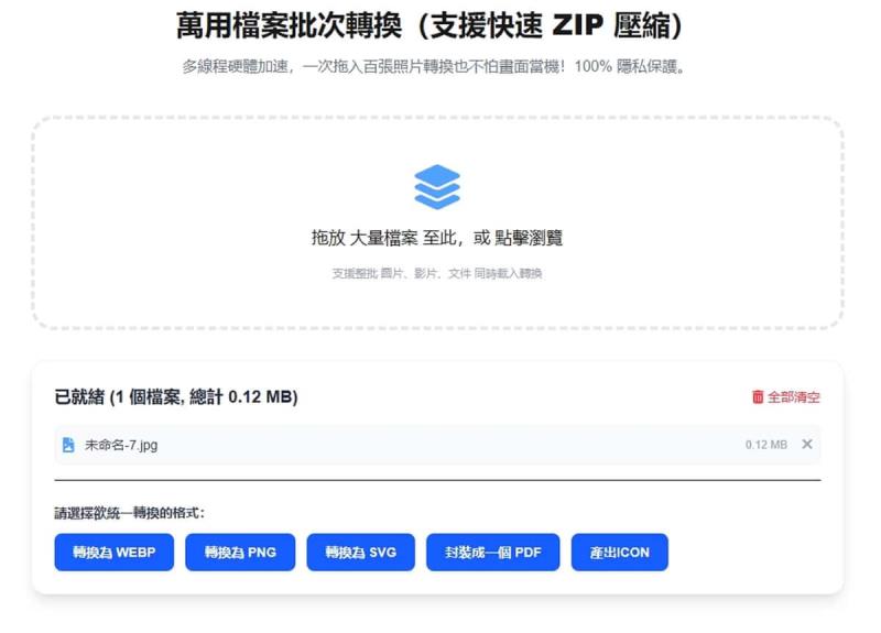 免費又安全！OmniConvert：50+ 格式一鍵批次轉換，檔案完全不上傳