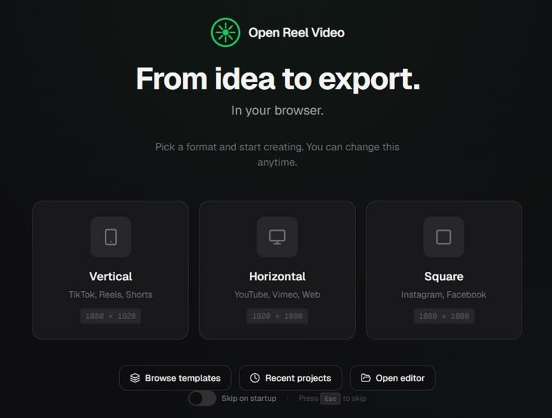 OpenReel Video：免費開源、AI 字幕、4K 剪片，全在瀏覽器裡搞定