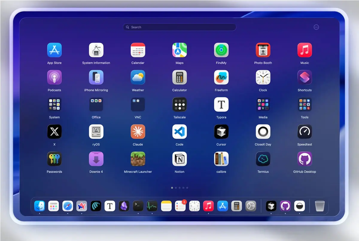 Apple 拿掉 Launchpad 怎麼辦？免費開源工具 LaunchNext 一鍵匯入舊版面，自訂 120FPS 動畫效果